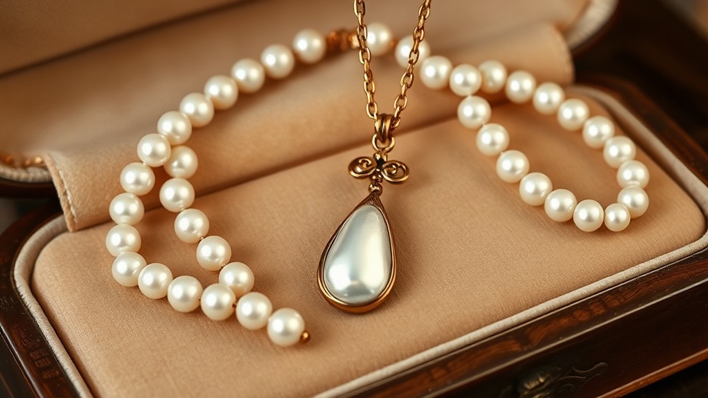 lavalier pearl necklace evolution