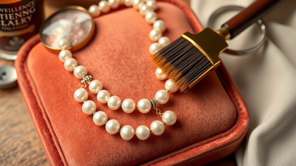 maintaining antique pearl jewelry