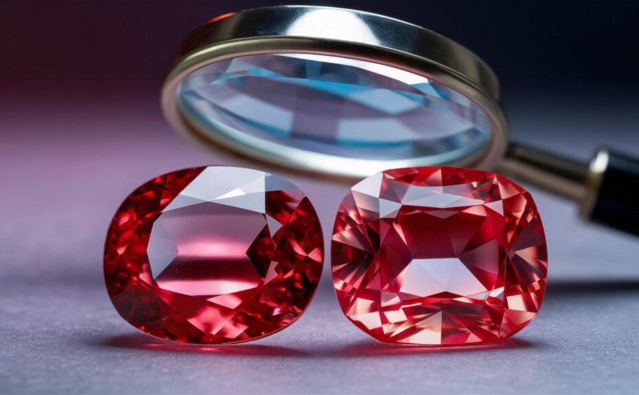 natural vs synthetic spinel